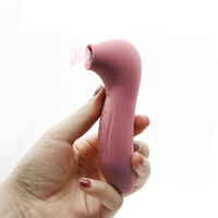 Wosilicone Klitoris-Sauger Vibrator Tragbarer Vagina-Klitoris-Saugmassagegerät Orale Nippel-Sexspielzeuge für Frauen Erwachsene Vibratoren