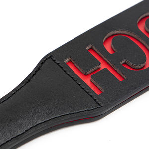 BDSM ไม้พายตีสำหรับคู่รักเล่นเกมทาสเซ็กซ์ทอยหนัง PU - Product Image 4