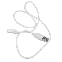 Chargeur Magnétique Universel USB 1A à Broches Pogo 7,62 mm 2 Broches Câble de Recharge pour Montre Connectée