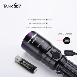 Voor Tank007 Uvc31 Industriële Ndt Led Zaklamp 365nm <span class=keywords><strong>Uv</strong></span> Blacklight Zaklamp Usb Aluminium Koelmiddel Lek Detectie - Product Image 6