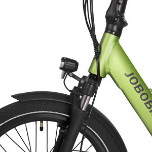 Vélo électrique avec batterie au lithium 36V10Ah intégrée au tube de selle, fourche à suspension, 7 vitesses, moteur de moyeu arrière pliable 22KG, entrepôt UE, avec Bluetooth - Product Image 4