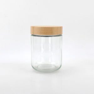 Nouvelle Arrivée 2026 - Pot en Verre Transparent 500ml avec Couvercle en Bambou - Product Image 2
