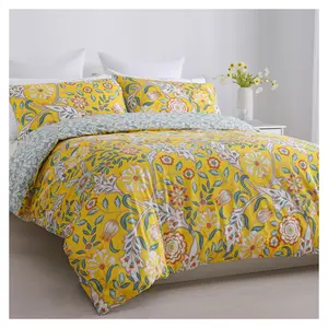 Tùy chỉnh 250tc Twin/Nữ Hoàng/Vua Kích thước bộ đồ giường đặt Microfibre Duvet cover <span class=keywords><strong>Set</strong></span> - Product Image 1
