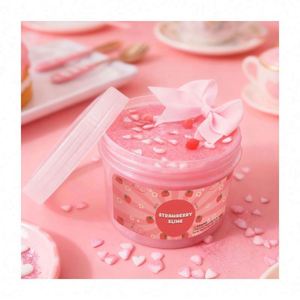 Kit de Manualidades Bingsu Pastel Glitter DIY, Texturas de Arcilla Mixta, Perlas de Espuma, Slime Aromático, Paquete Creativo para Modelar - Product Image 1