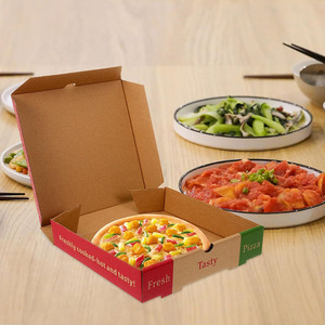 מותאם אישית באיכות גבוהה הניתנים למחזור פיצה מתכלה כולל הדפסה אישית וגודל עבור מרכיבי מזון - Product Image 4