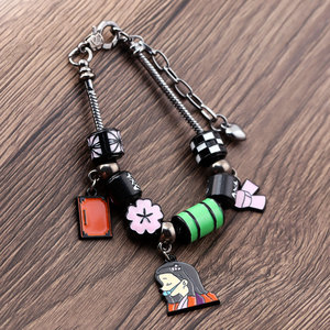 애니메이션 매력 팔찌 카마도 탄지로 DIY 핸드 뱅글 - Product Image 4