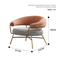 Usine Foshan Chaise de loisirs moderne de luxe Mobilier pour la maison Chaises de loisirs de salon Design de style en Chine