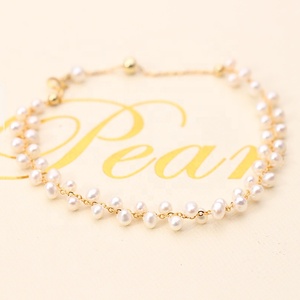 Việt Nam Ngọc Trai Nước Ngọt Thăng Hoa Quả Bóng Vành Đai Trống Biển Multilayer Vòng Đeo Tay Bộ - Product Image 5