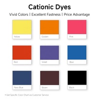 Vente directe usine de colorant cationique noir M-RL 200% acrylique, poudre soluble dans l'eau à haute résistance pour papier