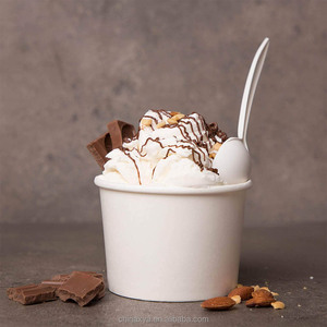 Gobelets, coupes et <span class=keywords><strong>cornets</strong></span> à <span class=keywords><strong>glace</strong></span> jetables en papier compostable à paroi simple avec couvercle en PET, capacité <span class=keywords><strong>de</strong></span> 3 oz - Product Image 3
