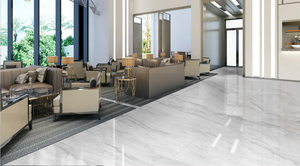 Foshan 600*600 полированная Серая Мраморная фарфоровая керамическая плитка для пола для стен гостиной - Product Image 4