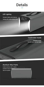 แหล่งจ่ายไฟสำรองฉุกเฉินกลางแจ้ง 320000mAh พร้อมหน้าจอ LED กำลังไฟ 220V สถานีพกพา 1000W สำหรับตลาดยุโรป - Product Image 3