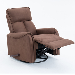 كرسي أريكة عصري لغرفة المعيشة وغرفة النوم، مصنوع من قماش تقني، مع تحكم يدوي، ووظيفة الاستلقاء والتأرجح والدوران - Product Image 3