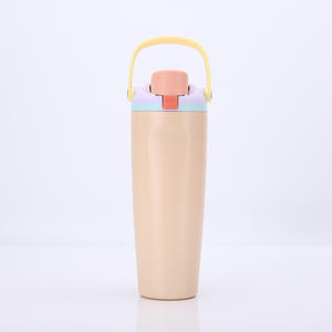 Nouveauté : Gobelet isotherme 30 oz avec poignée et couvercle, tasse de voyage en acier inoxydable, bouteille d'eau isolée avec couvercle à ouverture rapide - Product Image 3