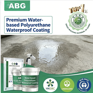 Revêtement imperméable en polyuréthane à base d'eau modifié à l'acrylique pour les murs en bois, les carreaux, écologique, durable, anti-fissuration - Product Image 1