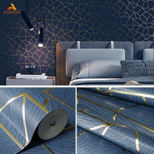 Giấy Dán Tường Kim Loại <span class=keywords><strong>3D</strong></span> Trang Chủ Giấy Dán Tường Kim Loại Pvc In Hình Màn Hình Lớn Lên Với Giấy Dán Mỏng - Product Image 2