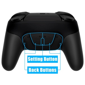 EXtremeRate Kit de Remapping RISE4 avec Paddles Arrière Noirs Programmables pour Manette Pro Nintendo Switch - Product Image 5