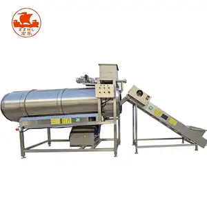 Nuts Roasting And Snack Flavoring French Fries Seasoning Machine