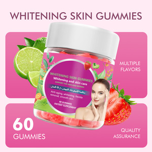 OEM ODM Custom White ning Skin Gummies Kräuter ergänzung Glutathion Kollagen Vitamin C E B12 Trauben kernex trakt Natürliche Schönheit - Product Image 4