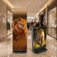 Écran d'affichage numérique LED pour publicité, panneau d'affichage pliable, écran modulaire