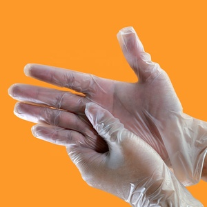 Comida guante de vinilo 4,0 gramos descartables libres de polvo de pvc guante - Product Image 3