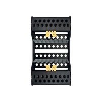 Supports de stérilisation dentaire avec poignées, 8 emplacements, pour cassette à instruments, en plastique, autoclavable, plateau de désinfection, rangement d'outils