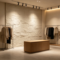 Panneaux muraux en pierre PU - Revêtement en pierre artificielle léger, imperméable et durable pour chambre, salle de bain, salle à manger, maison, bureau, hôtel