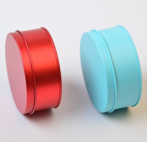 Scatola di latta del metallo della torta del biscotto delle scatole di latta rotonde del biscotto su ordinazione vuoto del commestibile dell'<span class=keywords><strong>oro</strong></span> - Product Image 5