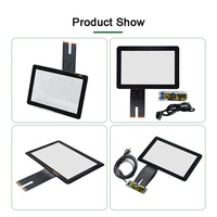 Egalax Écran tactile capacitif 10,1 pouces, panneau tactile PCAP, kit de superposition d'écran tactile capacitif 10,1 pouces avec I2C/USB