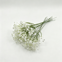 Fleur artificielle en gypsophile à tige unique, faite à la main, style nordique, pour décoration de mariage et de maison, arrangement floral