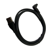Kabel USB 2.0 Pengisian Cepat Grosir HL 1M PVC TPE Silikon Kepang Konduktor Tembaga Murni untuk Smart Watch iPhone Garmin Fenix