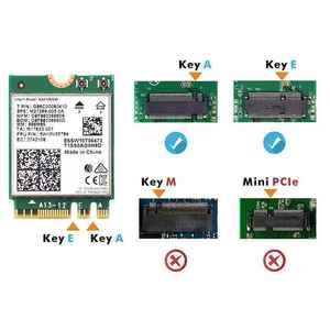 การ์ดไวไฟแบบดูอัลแบนด์ I-ntel AX210NGW M.2 NGFF ความเร็ว 2.4Gbps 802.11AX ไร้สาย <span class=keywords><strong>Wi</strong></span>-<span class=keywords><strong>Fi</strong></span> <span class=keywords><strong>6</strong></span> อินเทอร์เฟซ USB 8265NGW/9260AC <span class=keywords><strong>AX200</strong></span> - Product Image 3
