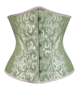 Women Vintage Corsets Waist Plus Size Underbust Corset Body Shapers 26 Steel Boned Waist <strong>Trainer</strong> Corsets - Product Image 3