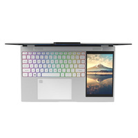 Computadora Portátil I7 Core de 11ª y 12ª Generación, Intel Core N100, Pantalla Táctil IPS Dual de 15.6 + 7 Pulgadas, DDR4 de 16GB, 1TB, Laptops Empresariales