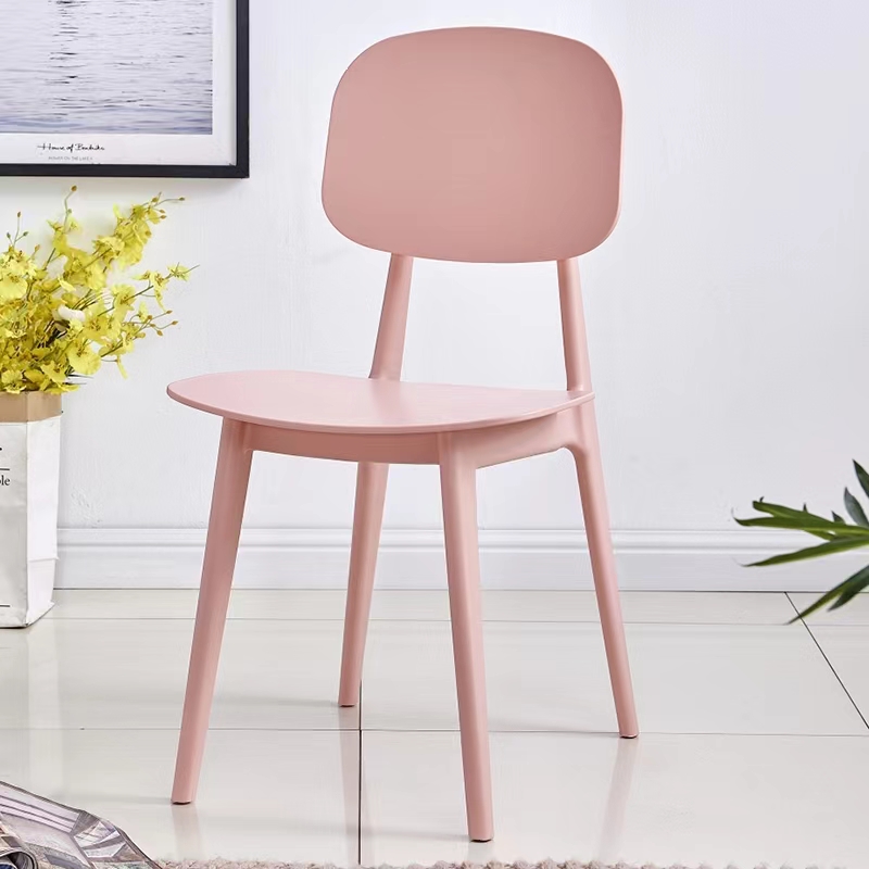Customized Modern Design Large Backrest Plastic Chairs Wholesale High