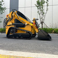 Minipala Compatta Cingolata 4x4 con Motore Diesel e Trasmissione Idraulica, Approvata CE, per Vivaio e Agricoltura