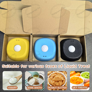 Esfera <span class=keywords><strong>de</strong></span> Goma Natural para Lamer, Dispensador Lento <span class=keywords><strong>de</strong></span> Golosinas Líquidas, Comedero para Perros, Apoyo Nutricional, Alimentación Postoperatoria - Product Image 3