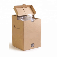 Pochette de recharge pour portefeuille à vin laminé personnalisé 2L 3L 5L 10L Sac à bavette de stockage d'eau de jus liquide Valve de boîte aseptique pour BRC/HACCP