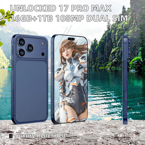 โทรศัพท์มือถือรุ่นใหม่ I17 Pro Max 16GB+1TB ราคาประหยัด ปลดล็อคทั่วโลก หน้าจอ OLED 7 นิ้ว 144Hz ชิปประมวลผล Deca Core รองรับซิมคู่ (CDMA/LTE) กล้อง 108MP <span class=keywords><strong>ภาษา</strong></span>สเปน - Product Image 2