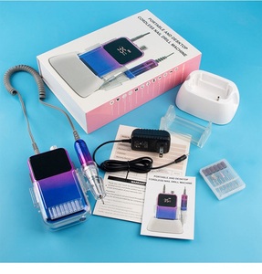 Kit de perceuse à ongles électronique professionnelle portable <span class=keywords><strong>Melodysusie</strong></span> 35000 tr/min personnalisable avec marque privée pour ongles en acrylique - Product Image 6