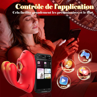 Vibrateur portable BlueRabbit à commande par application, culotte vibrante, godemichés pour la masturbation féminine, jouet de flirt pour couples
