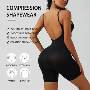 Faja Moldeadora Sin Costuras para Mujer, Jumpsuit Reductor y Levantador de Cadera, Tallas Grandes, Tipo Tanga, Pantalones Boxer, Corsé Halter, Ropa Interior - Product Image 2