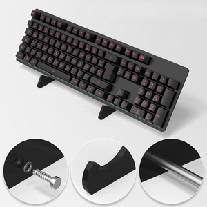 <span class=keywords><strong>Support</strong></span> d'affichage de <span class=keywords><strong>clavier</strong></span> en acrylique transparent Plateau pour claviers mécaniques d'ordinateur <span class=keywords><strong>Support</strong></span> d'étagère pour <span class=keywords><strong>bureau</strong></span> <span class=keywords><strong>Support</strong></span> de présentation transparent - Product Image 2