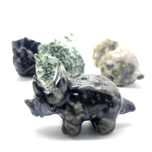 Scultura all'ingrosso <span class=keywords><strong>di</strong></span> dinosauro <span class=keywords><strong>di</strong></span> cristallo <span class=keywords><strong>di</strong></span> pietra naturale all'ingrosso per la decorazione domestica e il regalo - Product Image 3