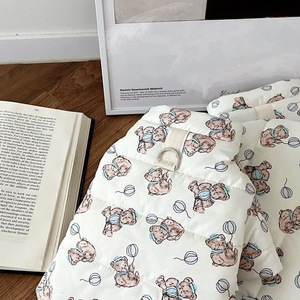 Pet Cotton-Padded Coat Bear Print <b>Small</b> <b>Dog</b> Fall Wear Thick Warm Outerwear - Product Image 3