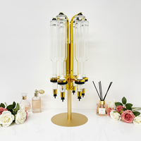 Distributeur de parfum rotatif à 6 flacons, présentoir rotatif, utilisé pour les activités commerciales, les banquets, les mariages, etc.