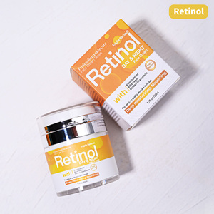Personalización de etiquetas Crema antienvejecimiento Crema de retinol facial Antiarrugas Día Noche Crema de colágeno facial Cuidado facial Productos de belleza - Product Image 4