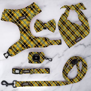 Aksesoris Harga Murah Cetakan Kustom Poliester Tali Lembut Kekang Anjing Peliharaan Kecil dan Kerah - Product Image 5