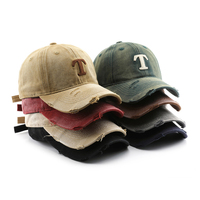Nueva Gorra de Béisbol de Moda con Letras Bordadas, 6 Paneles, Ajustable, 100% Algodón, Personalizada