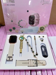 สมาร์ทวอทช์ A89plus รุ่นปี 2024 ชุด <span class=keywords><strong>6</strong></span> in 1 สำหรับสุภาพสตรี ประกอบด้วยสร้อยคอ ต่างหู กำไล แหวน สมาร์ทวอทช์ ชุดเครื่องประดับหรูหรา A89 PLUS สำหรับผู้หญิง - Product Image 5